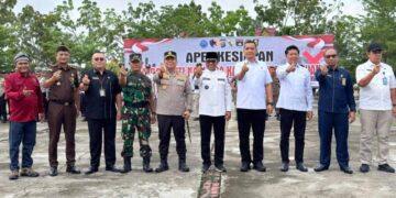 Bupati Zukri Pimpin Apel Siaga Satgas Anti Narkoba Kabupaten Pelalawan 2026
