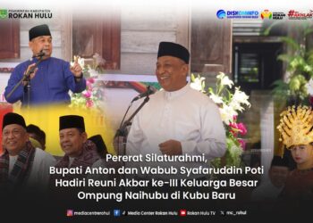 Pererat Silaturahmi, Bupati Anton Hadiri Reuni Akbar ke-3 Keluarga Besar Ompung Naihubu di Kubu Baru