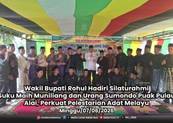 Wakil Bupati Rohul Hadiri Silaturahmi Suku Maih Muniliang dan Urang Sumondo Puak Pulau Alai, Perkuat Pelestarian Adat Melayu