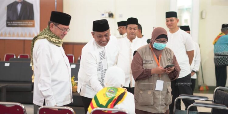 Suasana Penuh Haru Sambut 189 Dhuyufurrahman Rokan Hulu di Batam