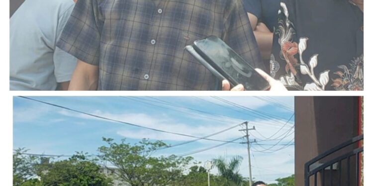 Puluhan Warga Desa Suka Maju Datangi Polres Rohul, Beri Dukungan untuk Parman yang Dilaporkan Usai Jadi Korban Pencurian Sawit