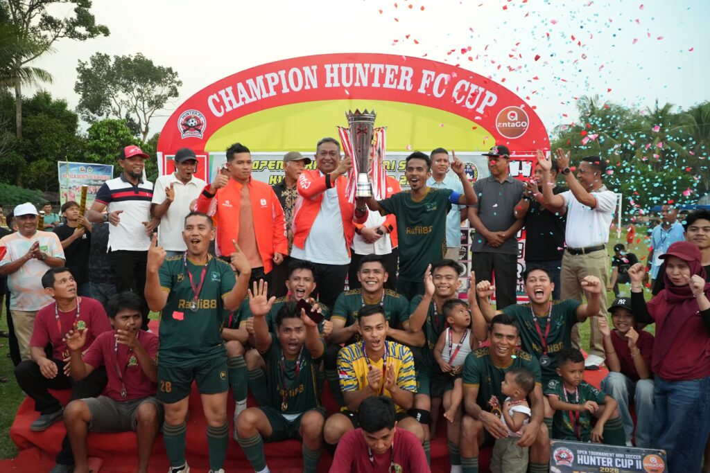 Bupati Anton Resmi Tutup Hunter II Cup 2026, Rafli88 FC Keluar Sebagai Juara