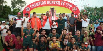 Bupati Anton Resmi Tutup Hunter II Cup 2026, Rafli88 FC Keluar Sebagai Juara