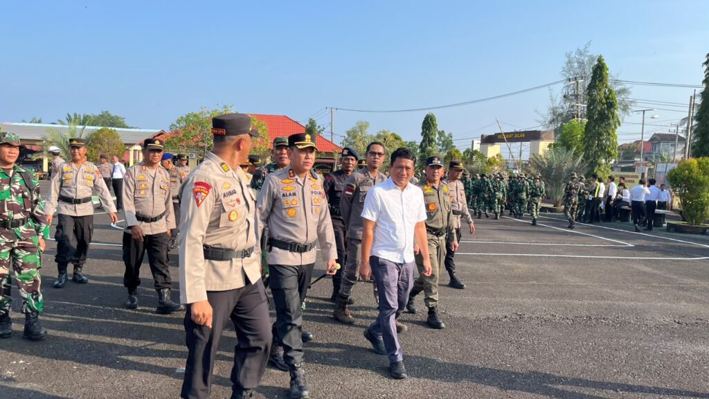 Antisipasi Karhutla Dampak El-Nino 2026, Polres Kaur Gelar Apel Pasukan dan Cek Kesiapan Peralatan