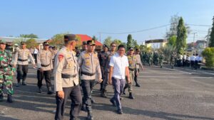 Antisipasi Karhutla Dampak El-Nino 2026, Polres Kaur Gelar Apel Pasukan dan Cek Kesiapan Peralatan
