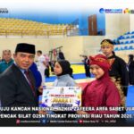 Talenta Muda Rohul Bersinar, Azkia Zafeera Juara Pencak Silat O2SN Tingkat Provinsi
