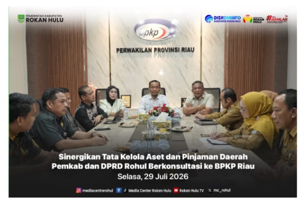Pemkab dan DPRD Rohul Konsultasi ke BPKP Riau Bahas Aset Pasar Modern dan Pinjaman PT SMI