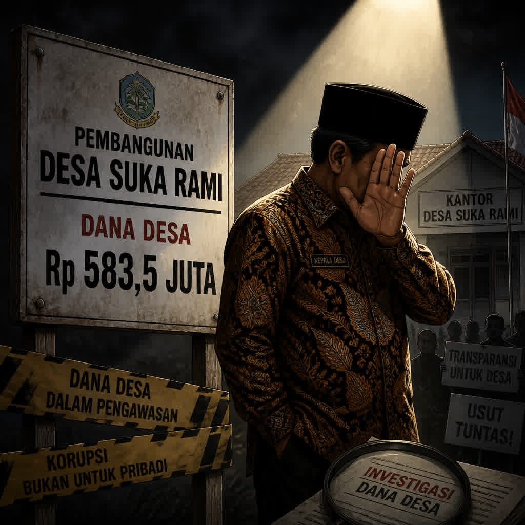Dana Desa Suka Rami Rp583,5 Juta Jadi Sorotan, Kades Bungkam Saat Dikonfirmasi?