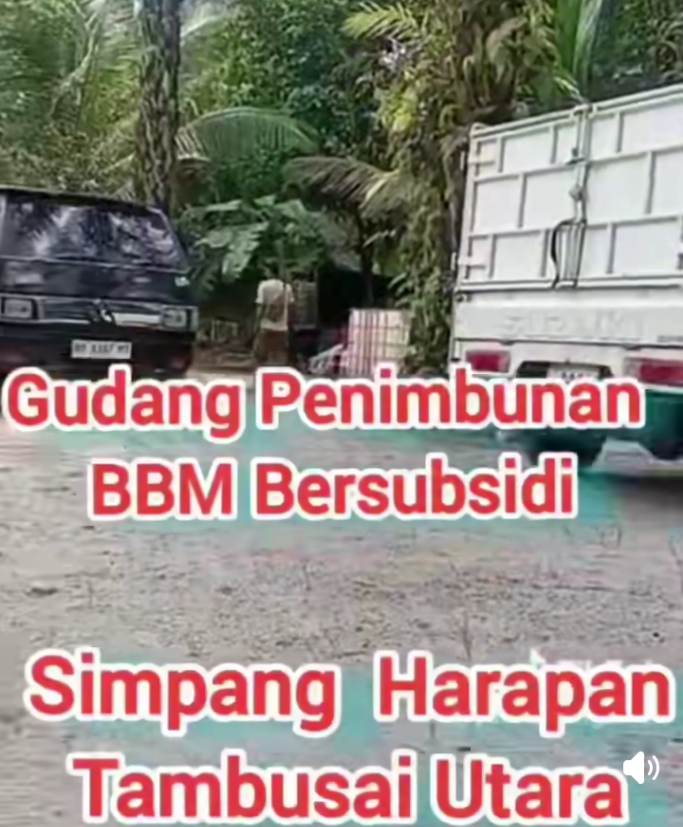 Dugaan Gudang BBM Oplosan Muncul di Tambusai Utara, Warga Minta Polisi Turun Tangan