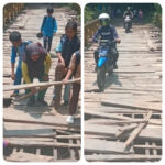 Jembatan Air Palawan Kian Memprihatinkan, Puluhan Pelajar Harus Bertaruh Nyawa Demi Menuntut Ilmu