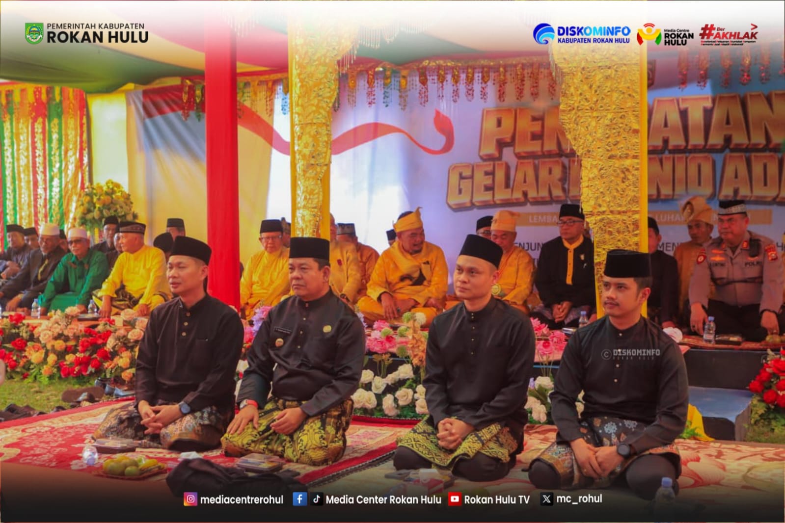 Empat Tokoh Dinobatkan Gelar Kurnio Adat, Luhak Kepenuhan Teguhkan Warisan Adat Budaya Melayu
