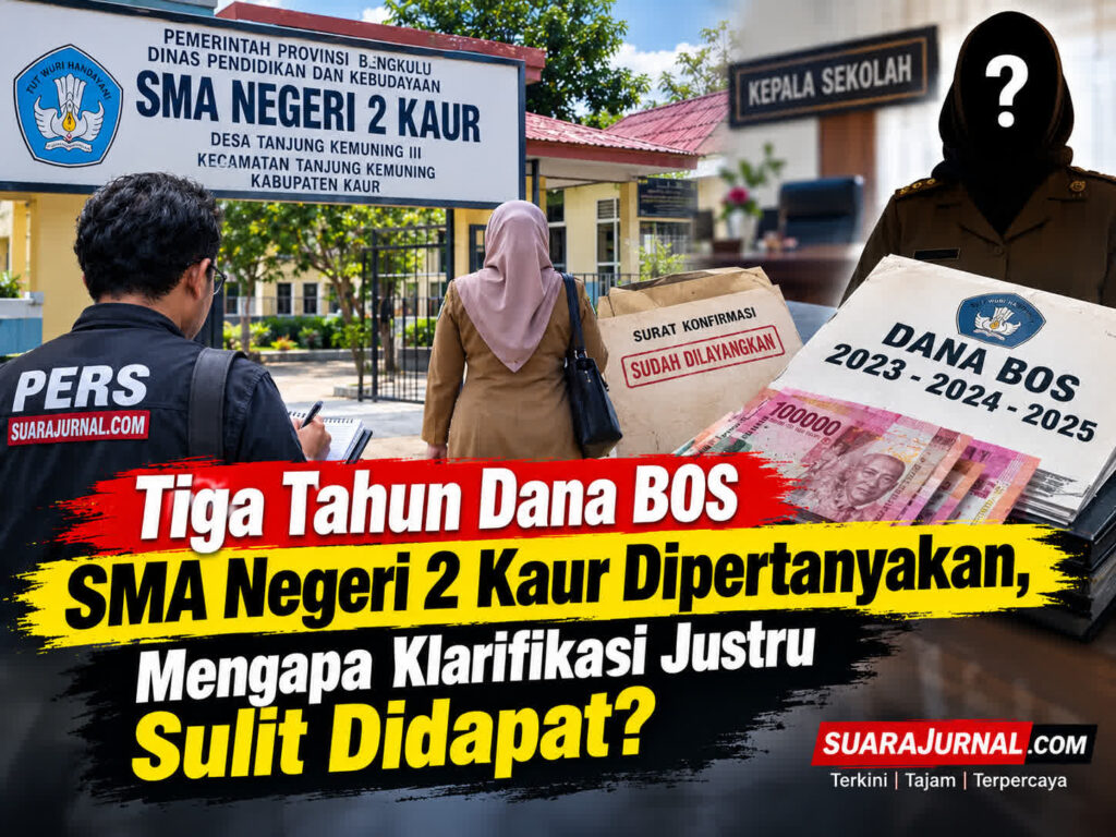 Ketika Dana BOS Hendak Dikonfirmasi, Pintu Jawaban SMA Negeri 2 Kaur Seolah Tertutup