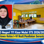 SD Negeri 111 Kaur Mulai STS 2026/2027, Siswa Kelas I–VI Ikuti Penilaian Serentak
