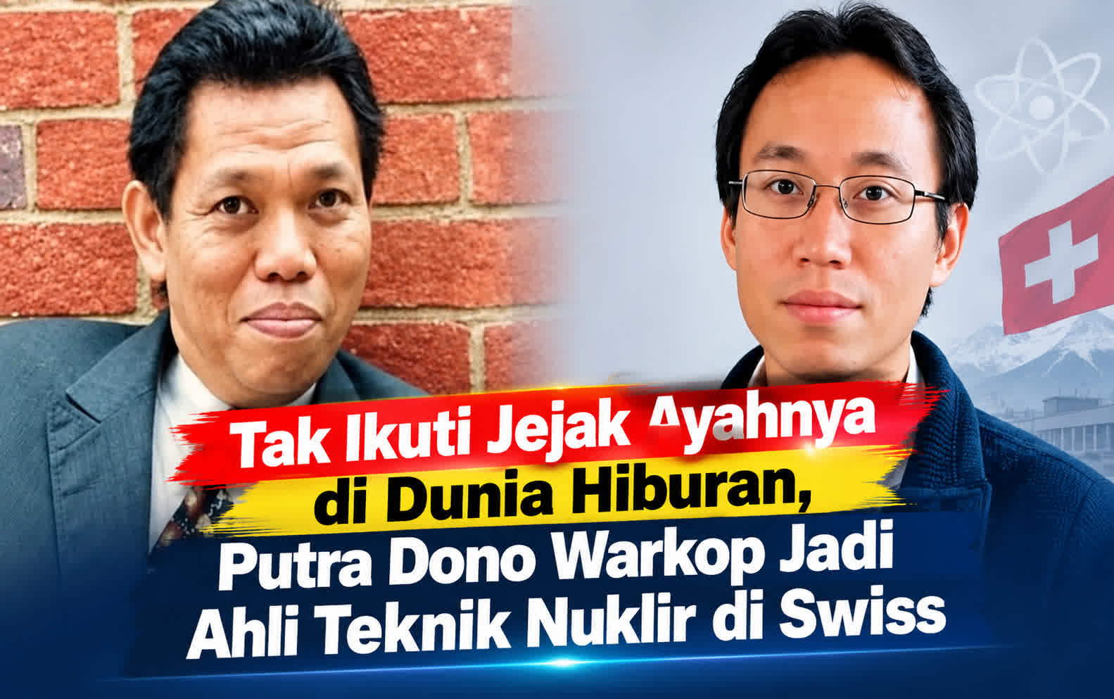 Tak Ikuti Jejak Ayahnya di Dunia Hiburan, Putra Dono Warkop Jadi Ahli Teknik Nuklir di Swiss